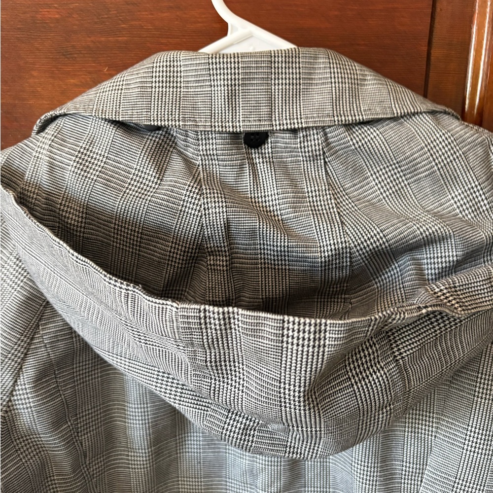 Calvin Klein Plaid Trench Coat - Picture 6 of 8